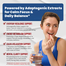 Ingrédients actifs du Complexe de Bien-Être Cortisol VEGATOT