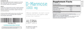 Ingrédients Alerna D-Mannose 1000 mg capsules