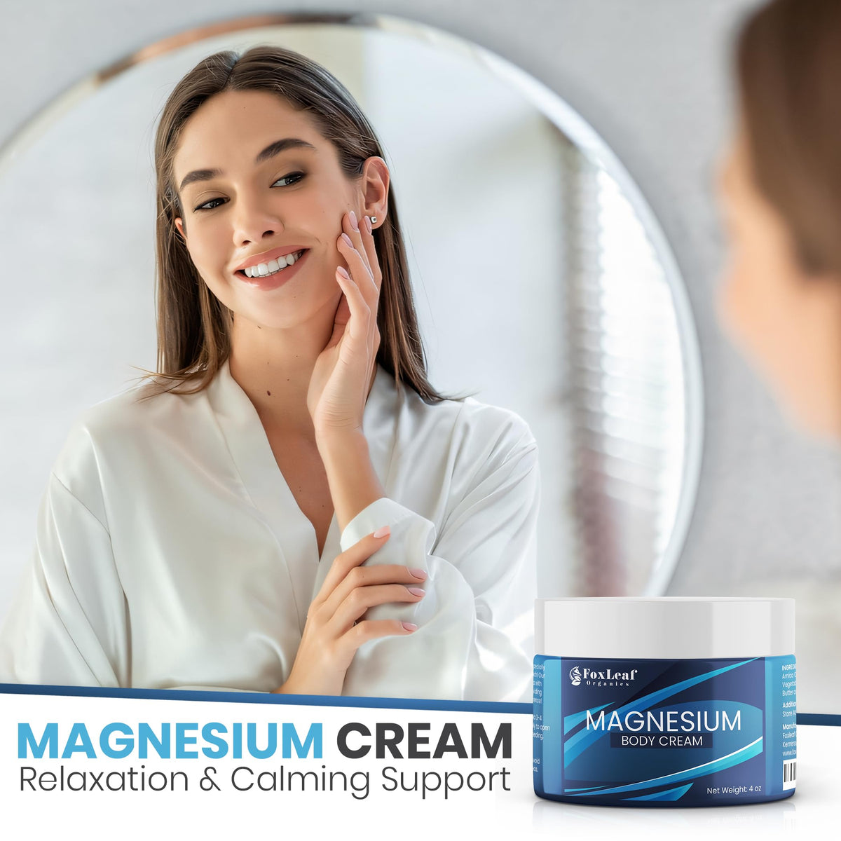 Ingrédients botaniques de la crème de magnésium FOXLEAF