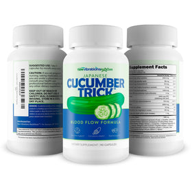 Ingrédients clés de Cucumber Trick affichés sur une table