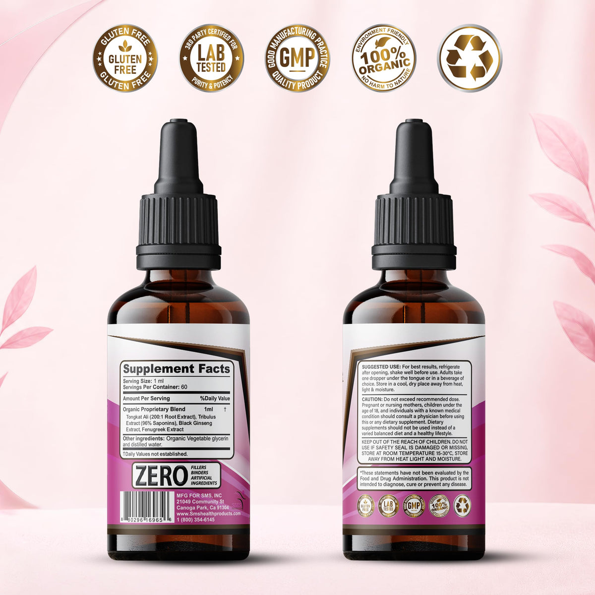 Ingrédients clés de la Tincture de Bien-Être Femme