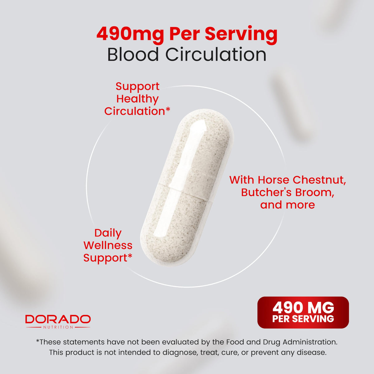 Ingrédients clés des Compléments Circulation Sanguine DORADO NUTRITION