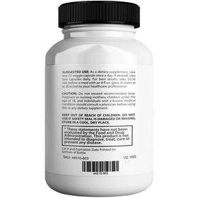 Ingrédients clés du Claritox Pro Max sur fond blanc