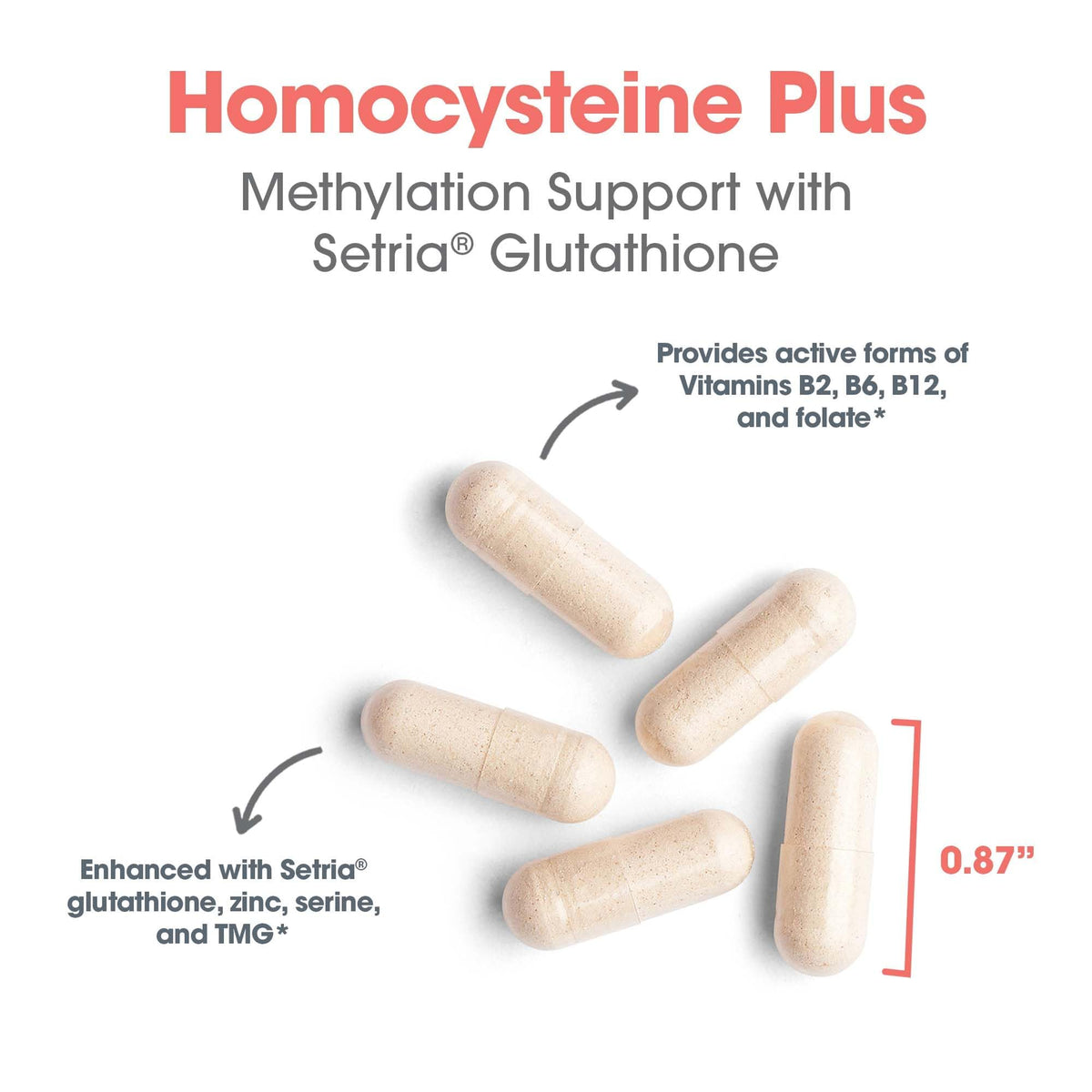 Ingrédients d'Allergy Research Group Homocysteine Plus sur étiquette