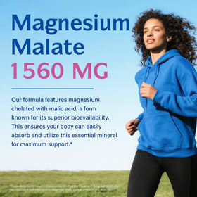 Ingrédients d'Innate Vitality Magnésium Malate sur l'étiquette