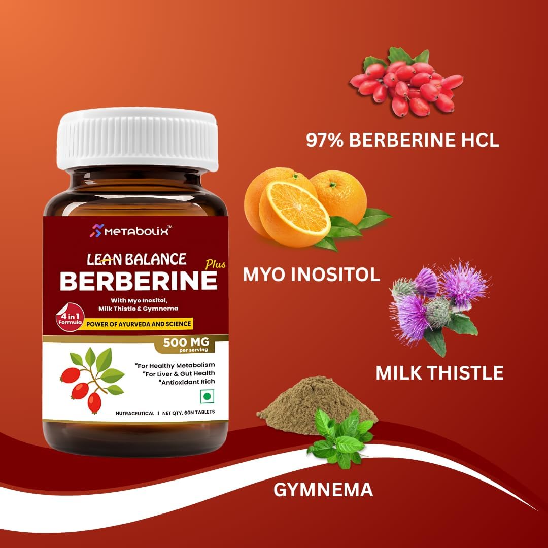 Ingrédients de a balanced routine Lean Balance 1000mg Berberine Plus