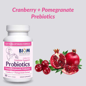Ingrédients de Biom Probiotics Compléments Alimentaires Féminins