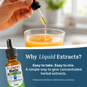 Ingrédients de Dr. Green Mom Nature's Biotic sur l'étiquette