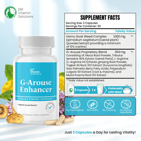 Ingrédients de DR VITAMIN SOLUTIONS Complément Alimentaire Femme