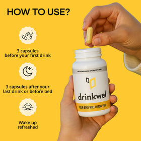 Ingrédients de drinkwel avec Chardon-Marie visibles sur une table
