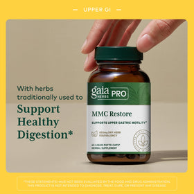 Ingrédients de Gaia Herbs PRO MMC Restore: graines de fenouil, racine de curcuma