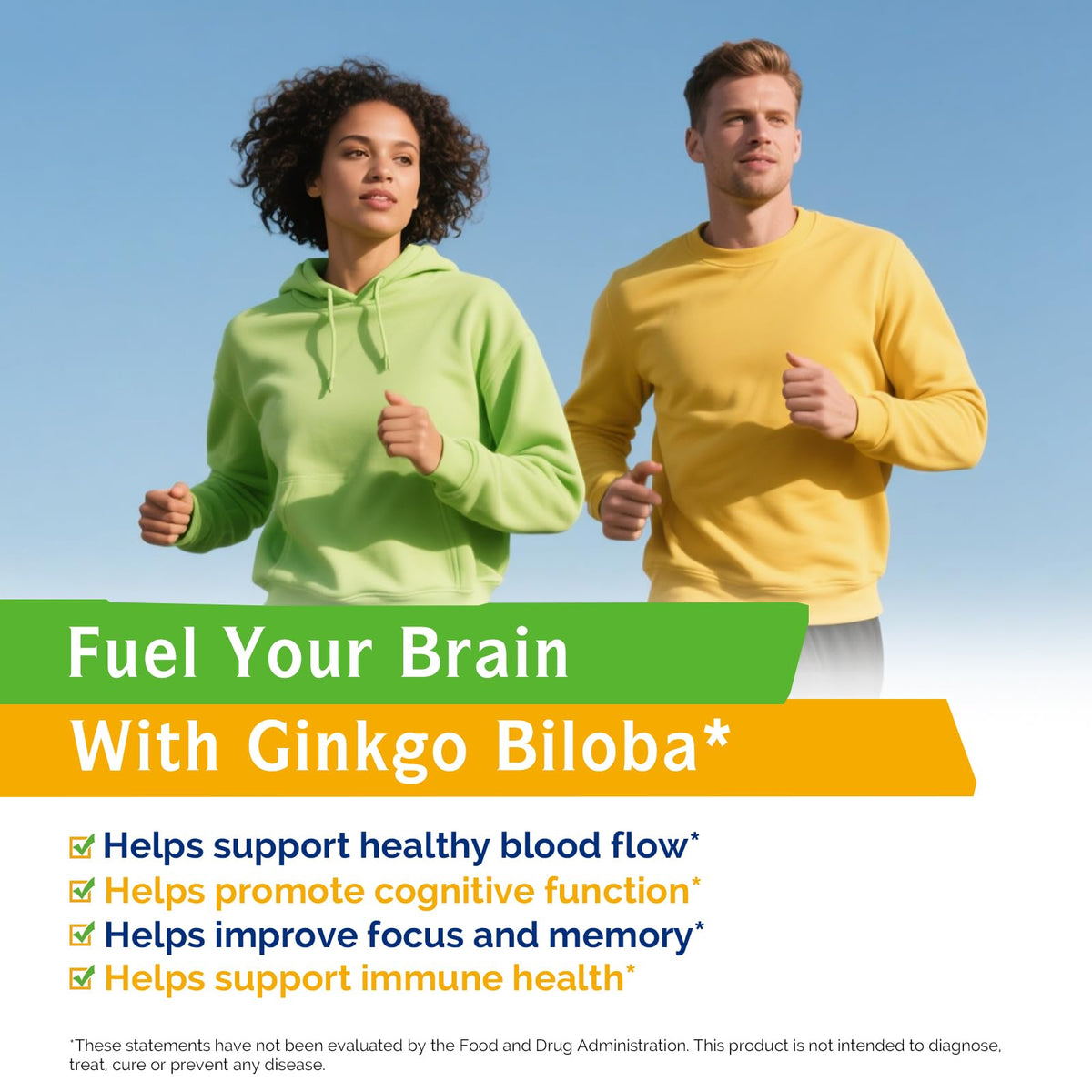 Ingrédients de Ginkgo Biloba Innate Vitality affichés sur l'étiquette