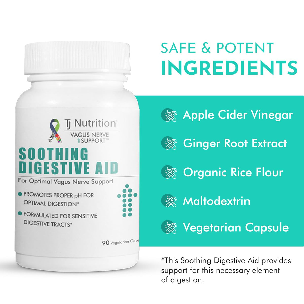 Ingrédients de l'Aide daily Vagus Nerve de TJ Nutrition