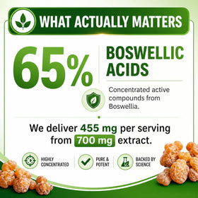 Ingrédients de l'extrait de Boswellia Serrata HCL HERBAL CODE LABS