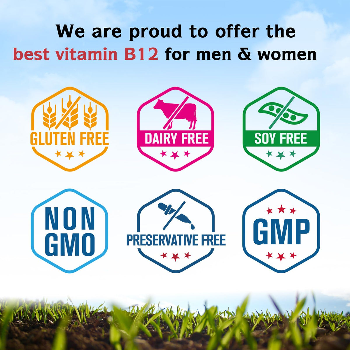 Ingrédients de l'Innate Vitality Vitamine B12 2500mcg sur l'emballage