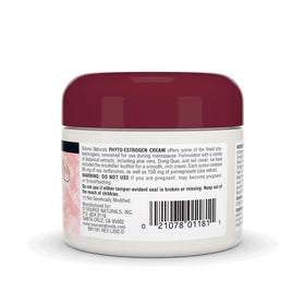 Ingrédients de la crème phyto-estrogène Source Naturals sur l'emballage