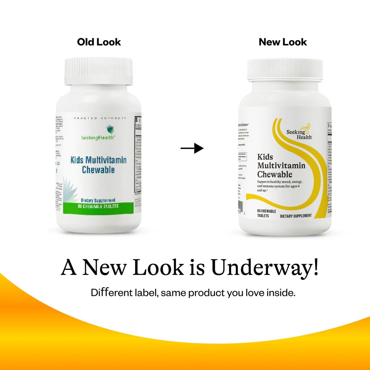 Ingrédients de la multivitamine mâchable Seeking Health pour enfants