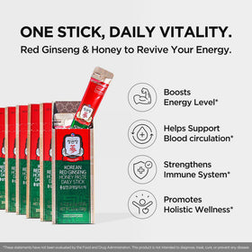 Ingrédients de la Pâte de Ginseng Rouge Coréen au Miel JUNG KWAN JANG