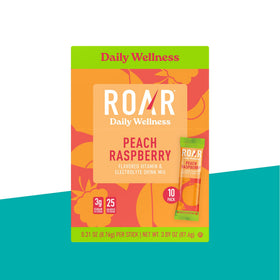 Ingrédients de la poudre d'hydratation ROAR Daily Wellness