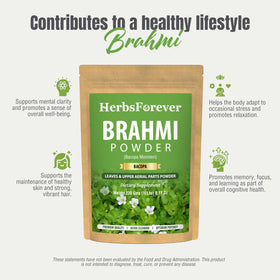 Ingrédients de la poudre de Brahmi de Herbsforever