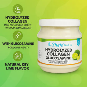 Ingrédients de la poudre de collagène au citron Sheló NABEL