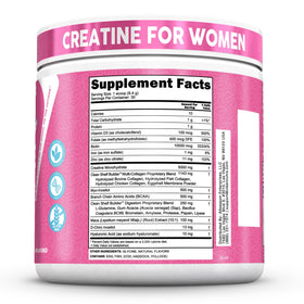 Ingrédients de la poudre de créatine Clean Nutraceuticals