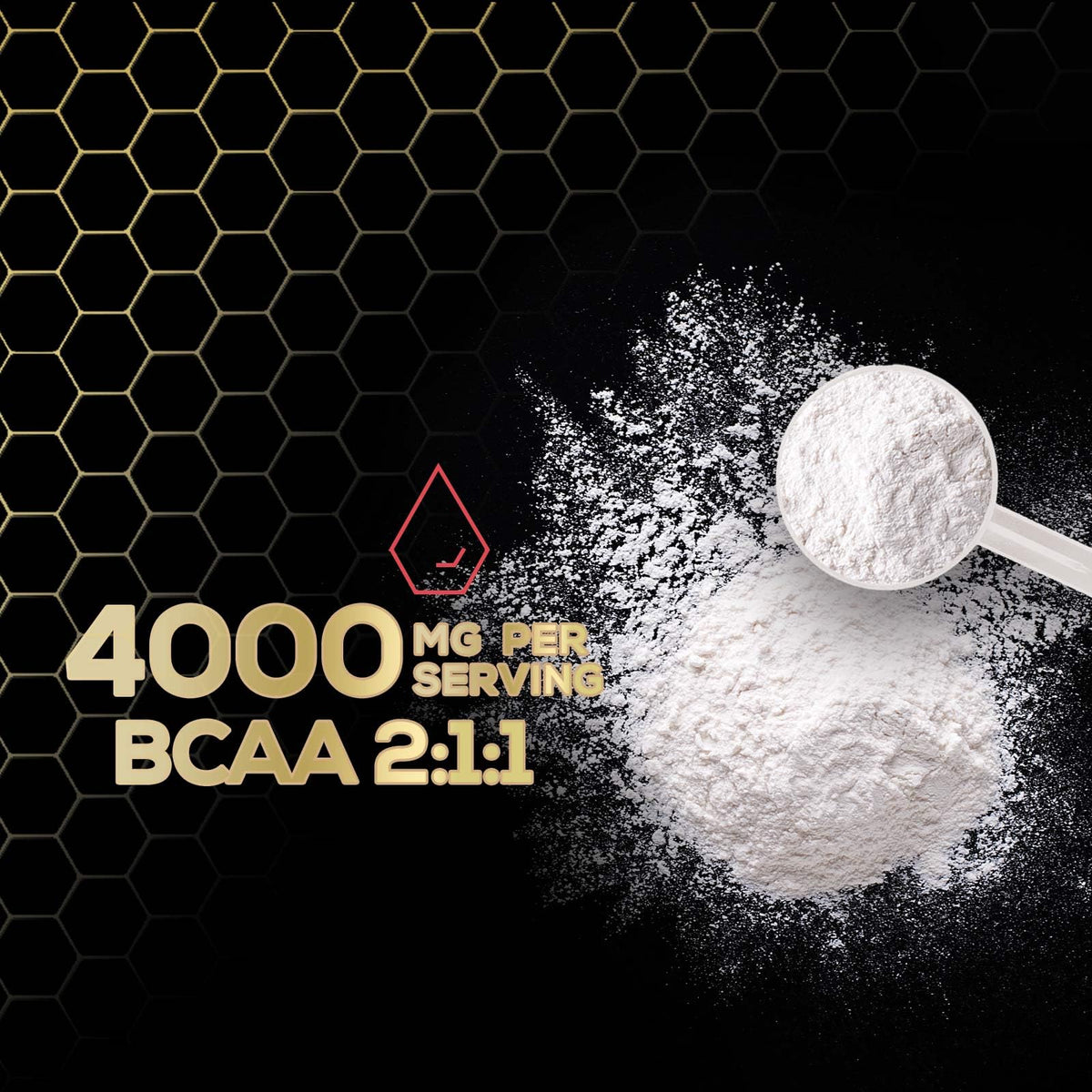 Ingrédients de la poudre de récupération musculaire BCAA Nature's Nutrition