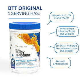 Ingrédients de la poudre multivitamine Youngevity