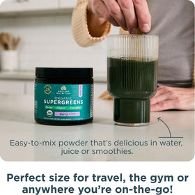 Ingrédients de la poudre Super Greens Bio Ancient Nutrition