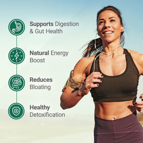 Ingrédients de la poudre Super Greens de Nested Naturals