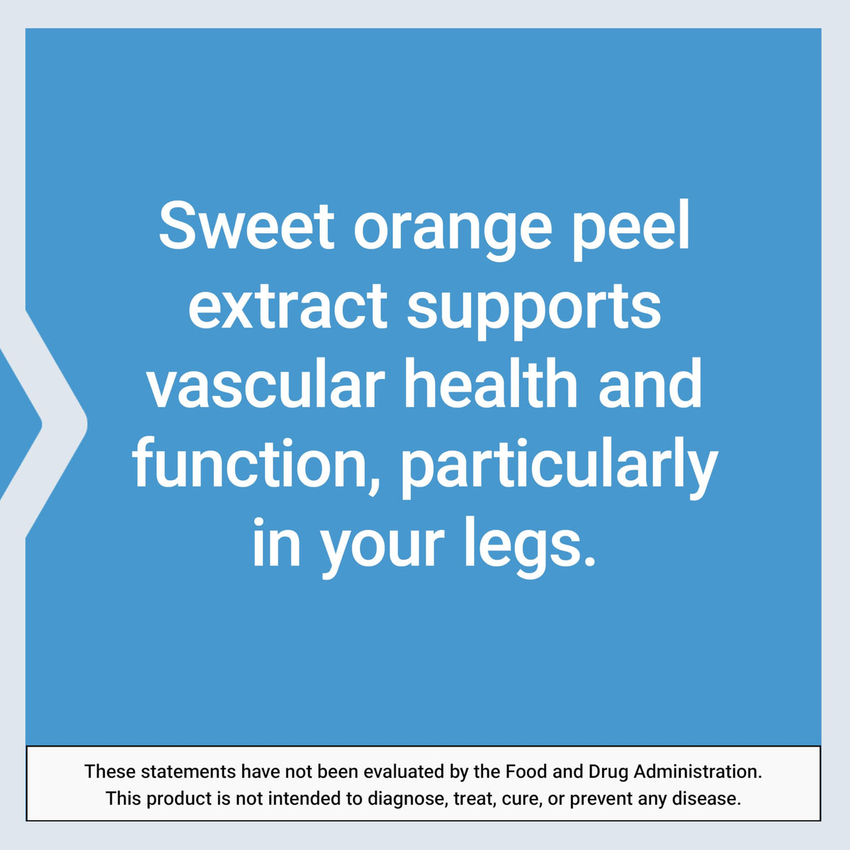 Ingrédients de Life Extension Youthful Legs sur l'étiquette
