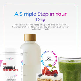 Ingrédients de Livingood Daily 50+ Greens en détail