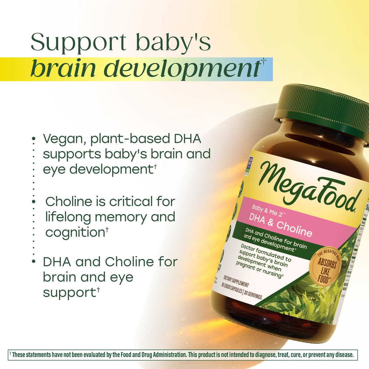 Ingrédients de MegaFood Baby & Me 2 DHA & Choline