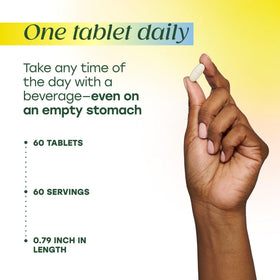 Ingrédients de MegaFood Vitamine D3 2000 IU sur une table