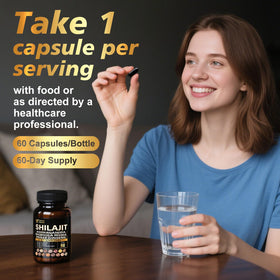 Ingrédients de Mousse de Mer et Shilajit de SoundHealth, étiquette
