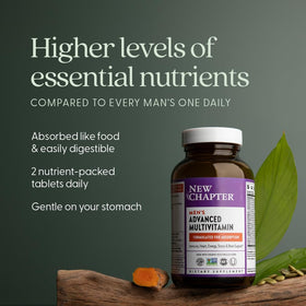 Ingrédients de New Chapter Multivitamine Avancée pour Hommes