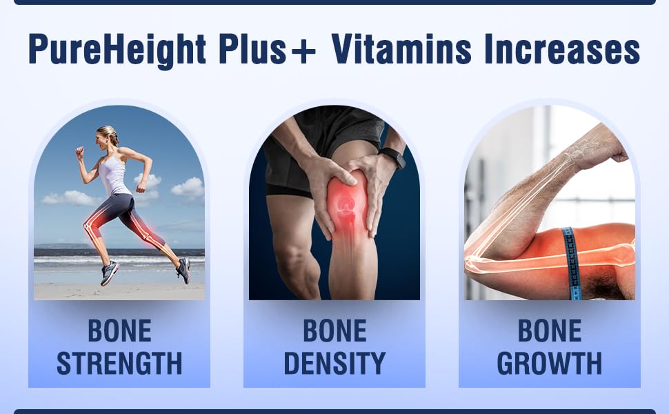 Ingrédients de PureHeight Plus affichés sur l'emballage