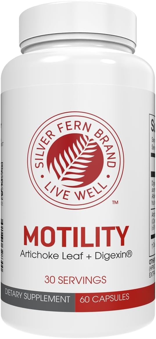Ingrédients de Silver Fern Motility sur l'étiquette
