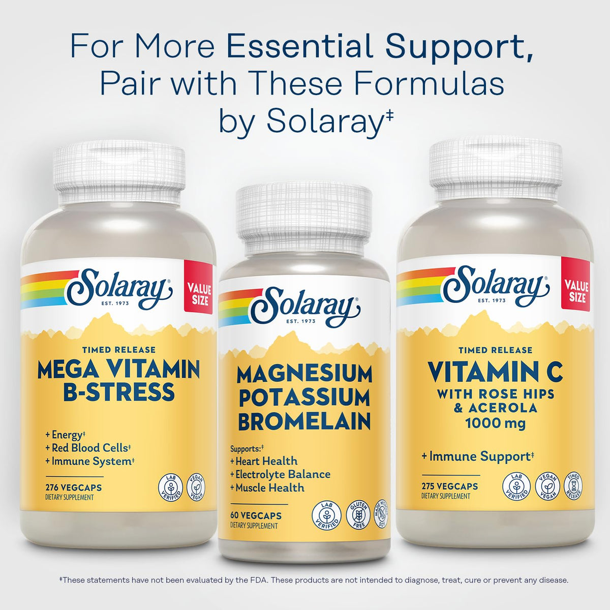 Ingrédients de SOLARAY Magnesium Potassium sur l'étiquette