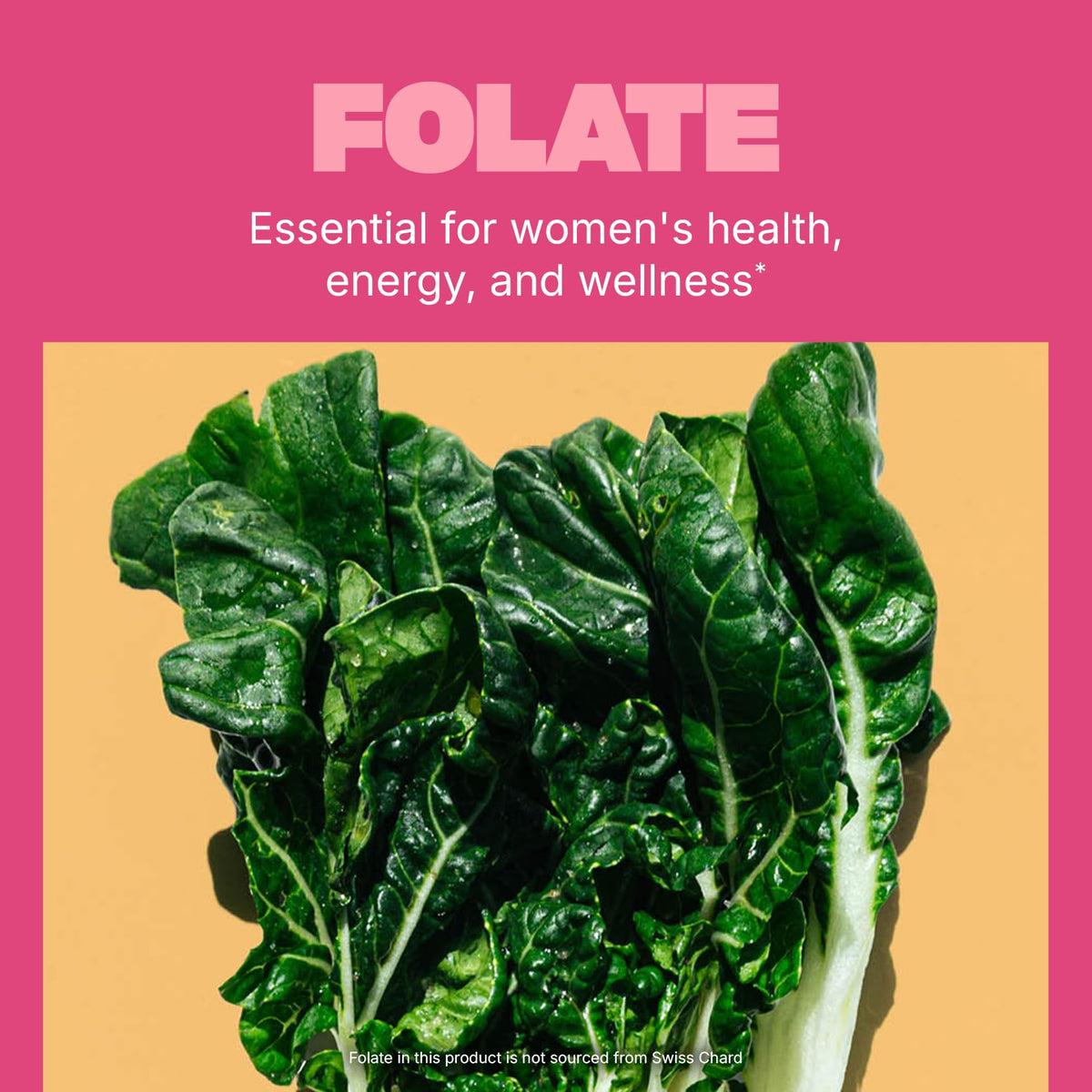 Ingrédients de Swisse Multivitamines pour Femmes sur un fond blanc