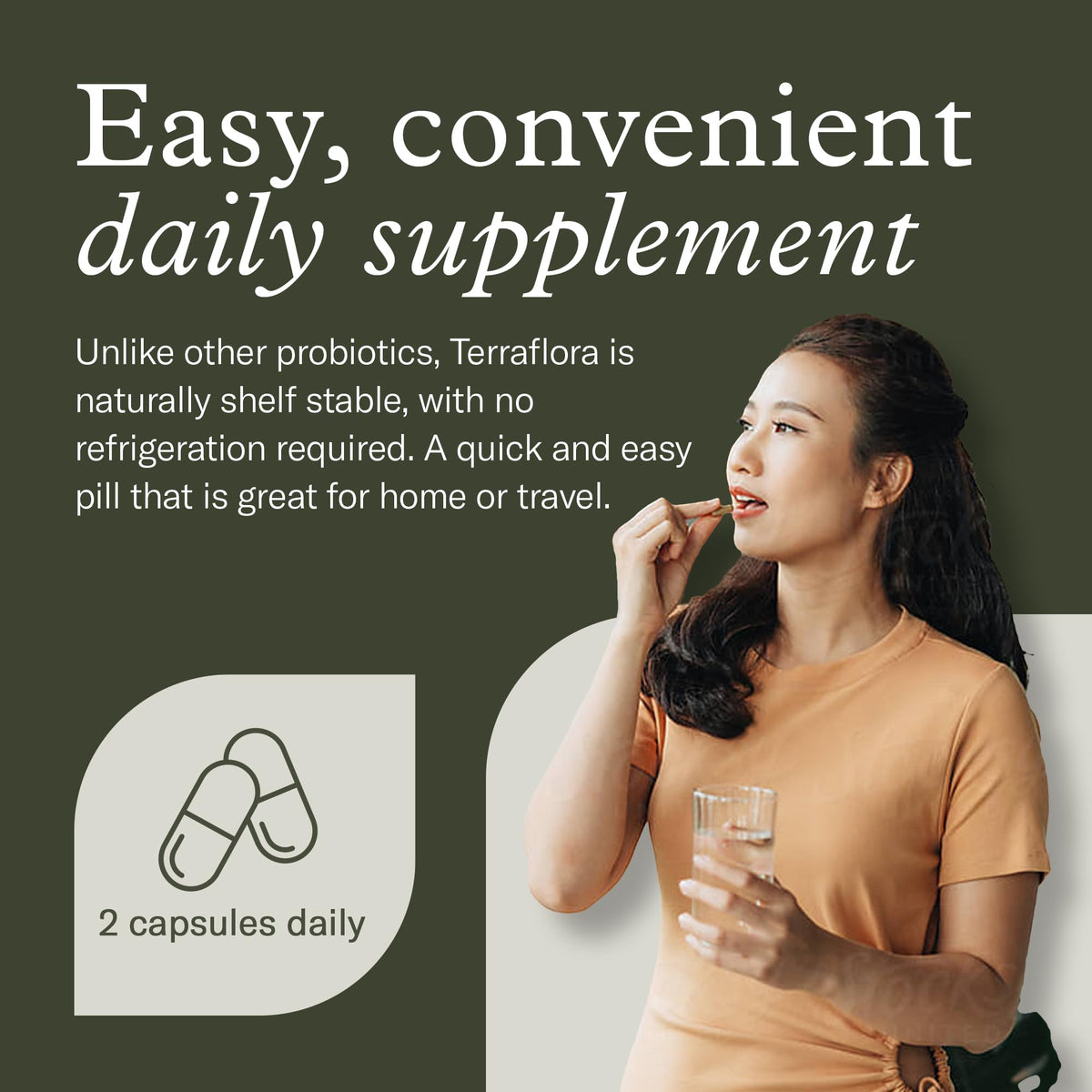 Ingrédients de Terraflora Daily Care sur une étiquette