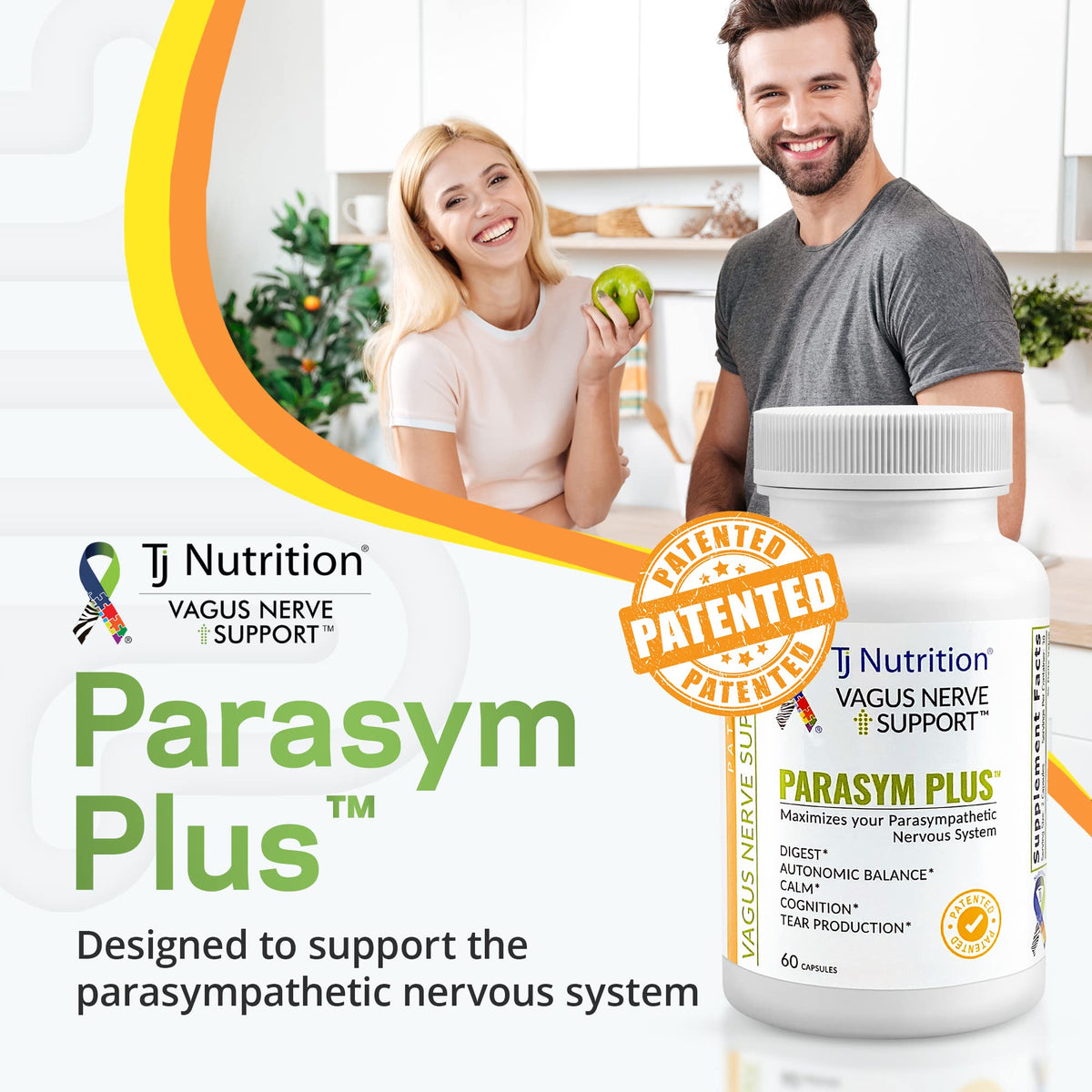 Ingrédients de TJ Nutrition Parasym Plus sur l'emballage