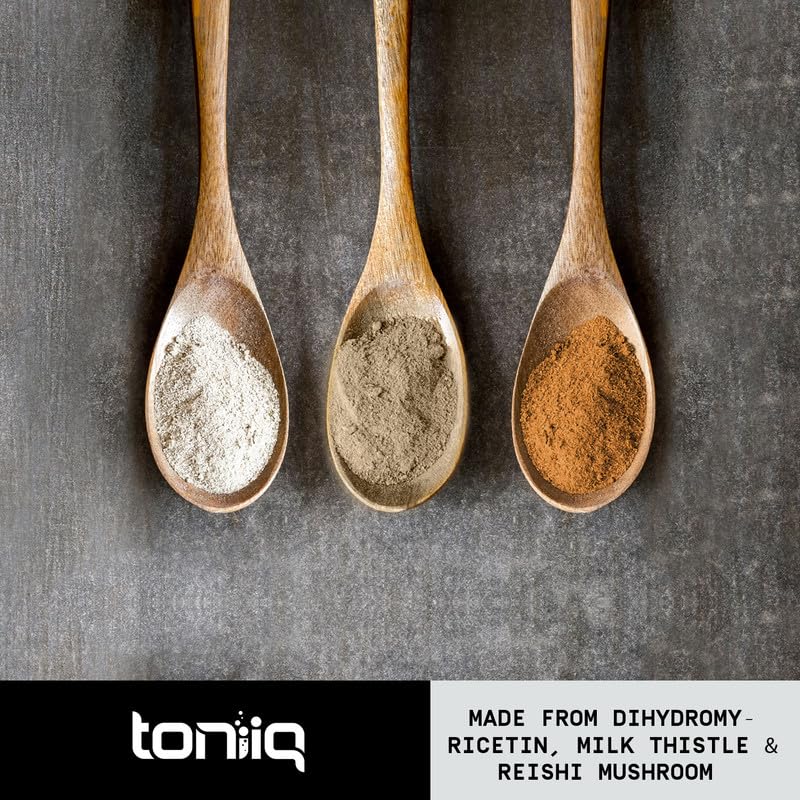 Ingrédients de Toniiq Ease affichés sur une table