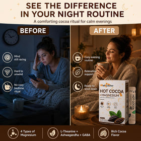 Ingrédients de Wellcatcher Chocolat Chaud de Nuit - poudre de chocolat