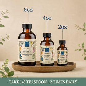 Ingrédients de Wise Woman Herbals Extrait de réglisse sur l'étiquette