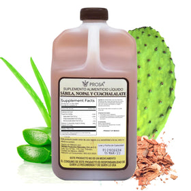 Ingrédients de YERBERO PROSA Aloe Vera 1L sur l'étiquette