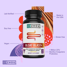 Ingrédients de ZHOU Blast+ sur l'étiquette