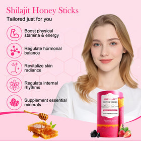 Ingrédients des bâtonnets de miel shilajit Blumskin