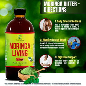 Ingrédients des Bitters de Moringa Herb To Body