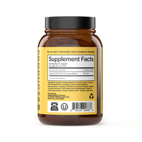 Ingrédients des capsules d'enzymes daily sur l'emballage